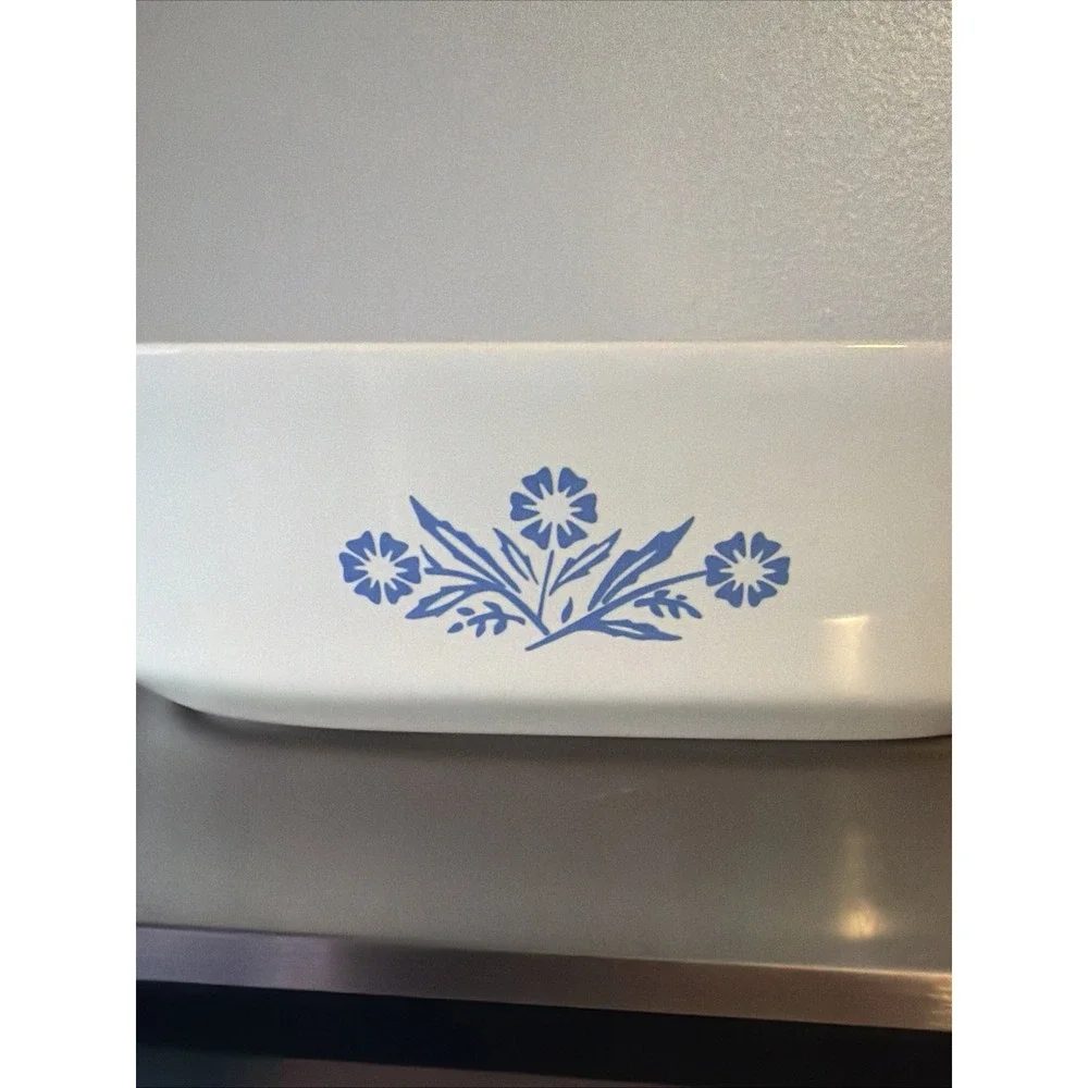 VINTAGE CORNING WARE CORNFLOWER BLUE 1.5 QT   CASSEROLE BAKING DISH